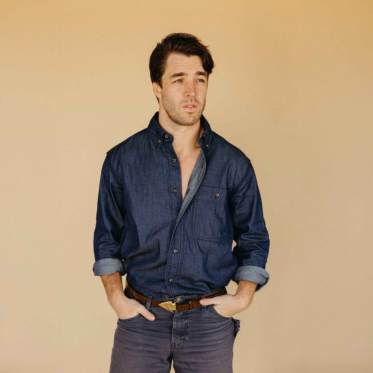 Work Shirt - Indigo Chambray