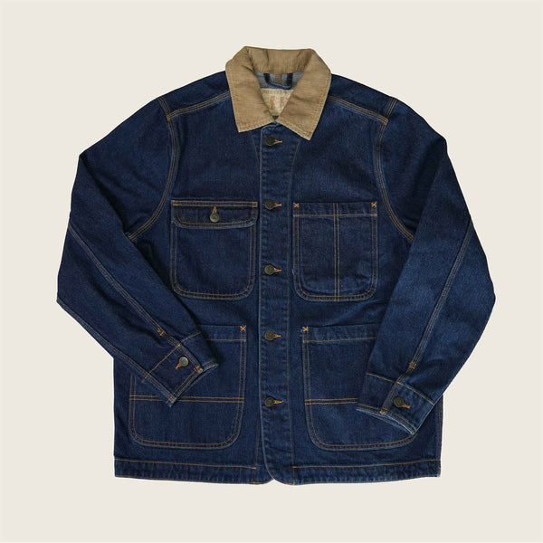 Denim Field Coat - Dark Wash – Mad Trapper