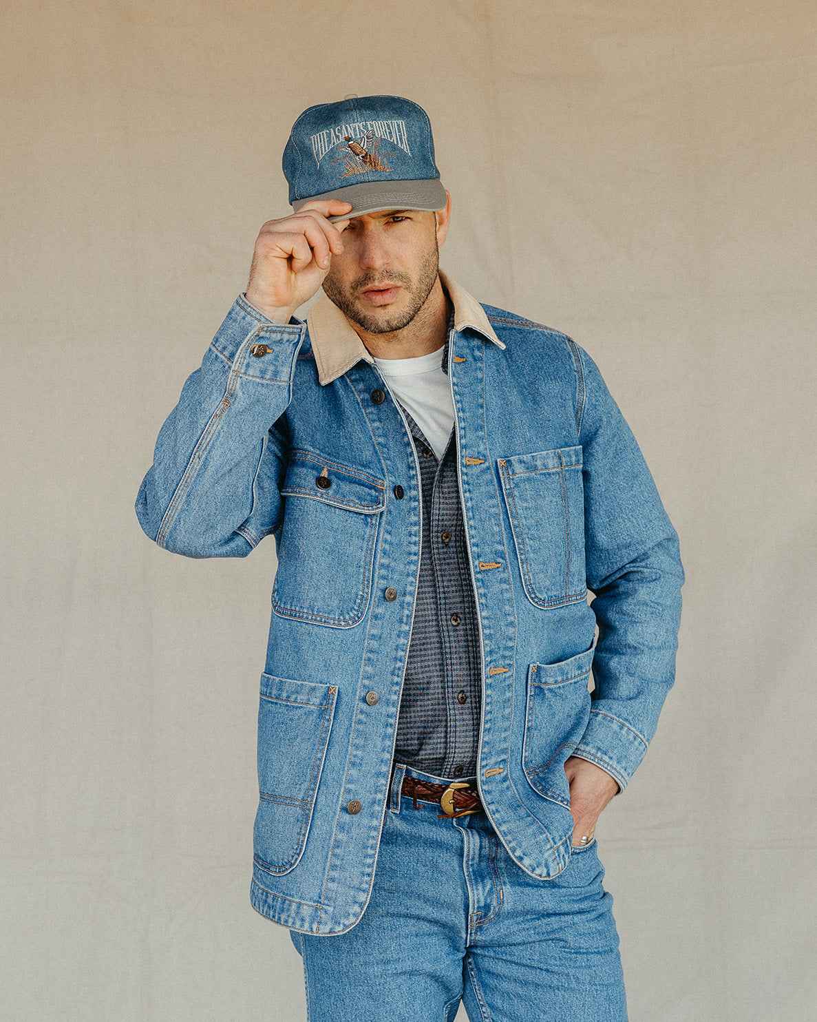 Denim Field Coat - Light Wash – Mad Trapper