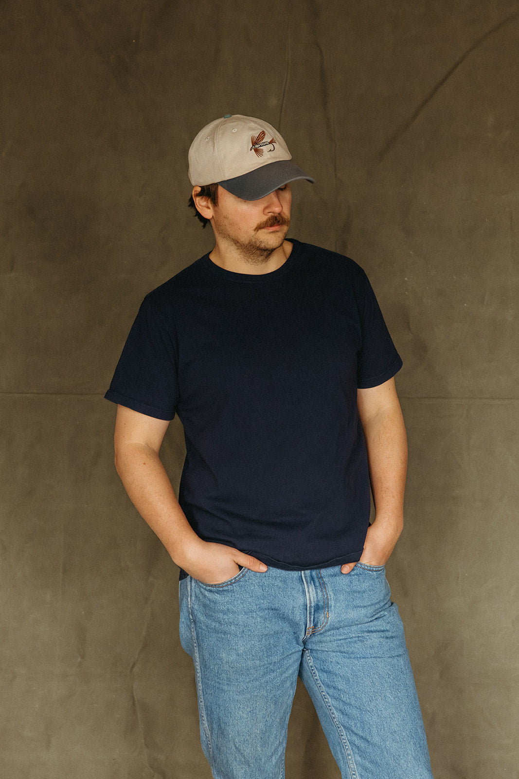 Standard Issue Tee - Navy – Mad Trapper