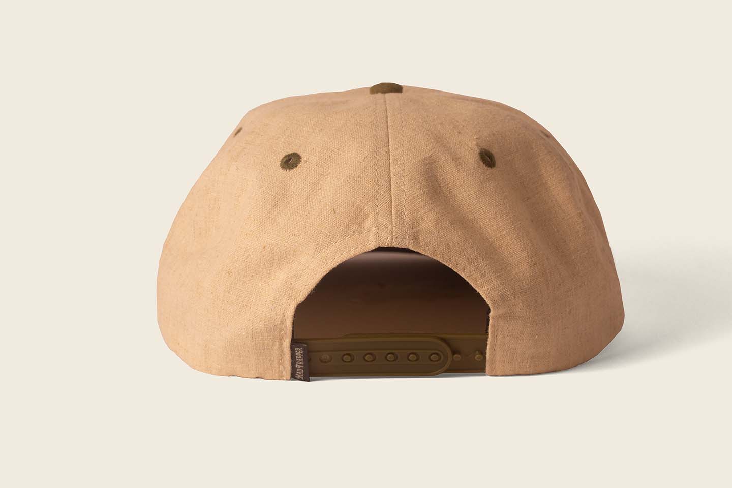 Mad Trapper Roosevelt Hat from back view. Natural and Olive color. 