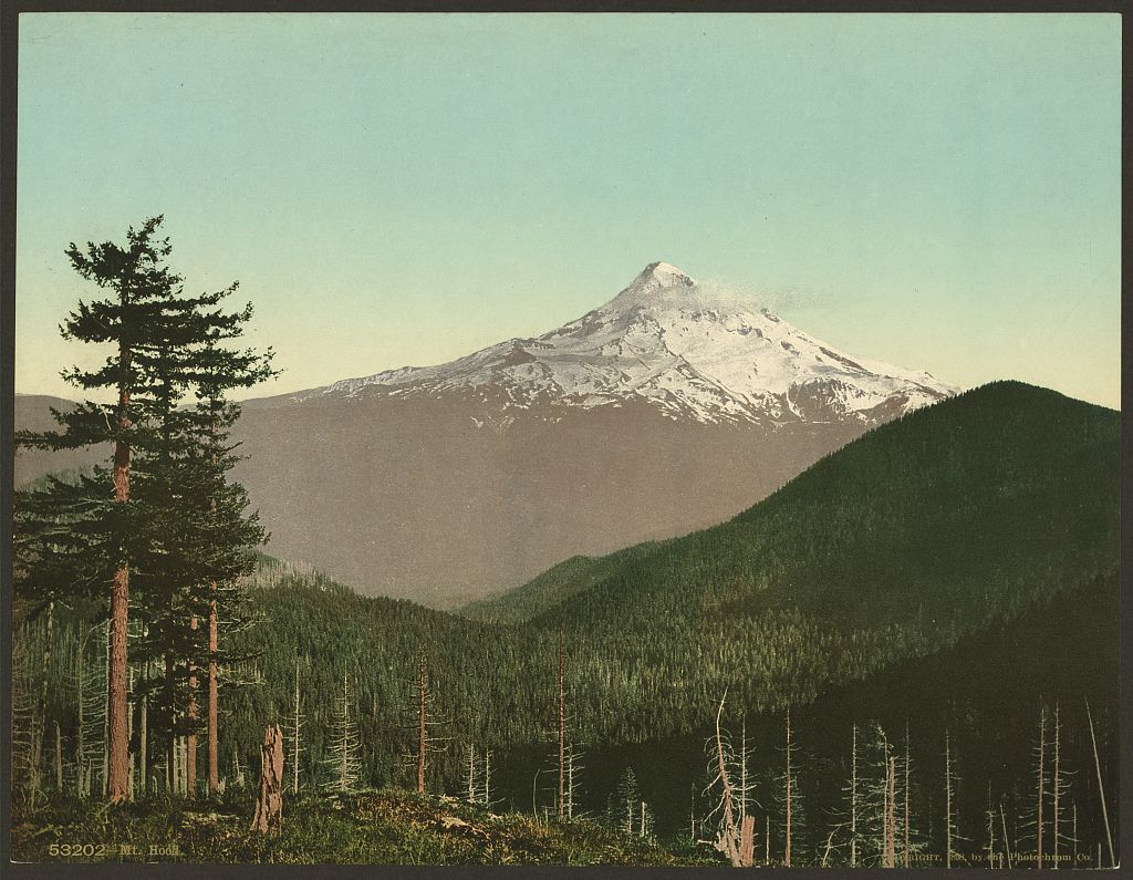 Mad Trapper - National Archive picture of Mt. Hood, Oregon