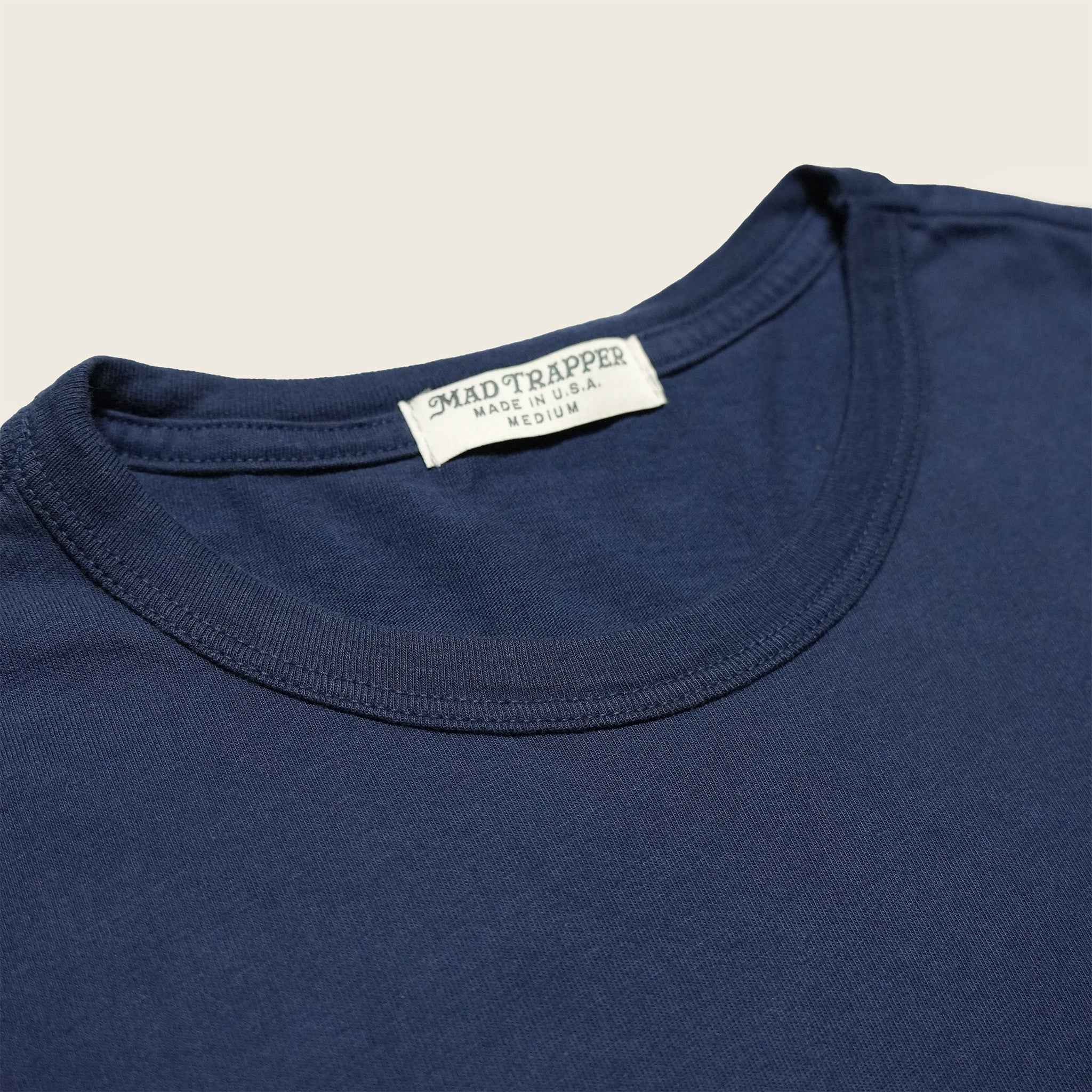 Standard Issue Tee - Navy – Mad Trapper