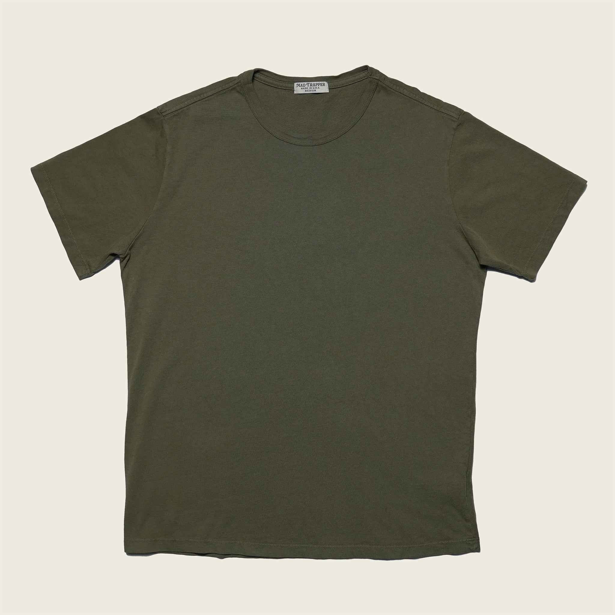 Standard Issue Tee - Olive – Mad Trapper