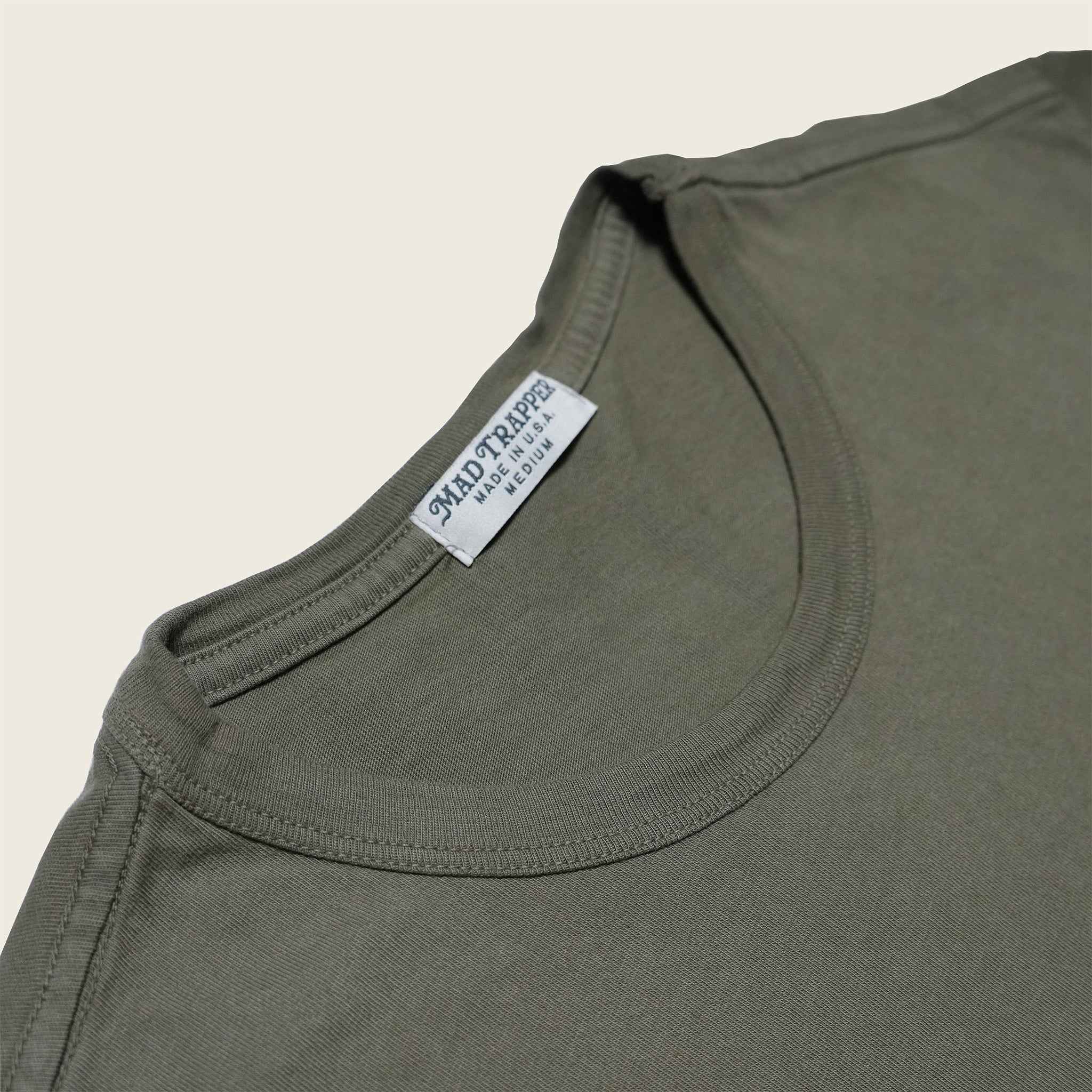 Standard Issue Tee - Olive – Mad Trapper