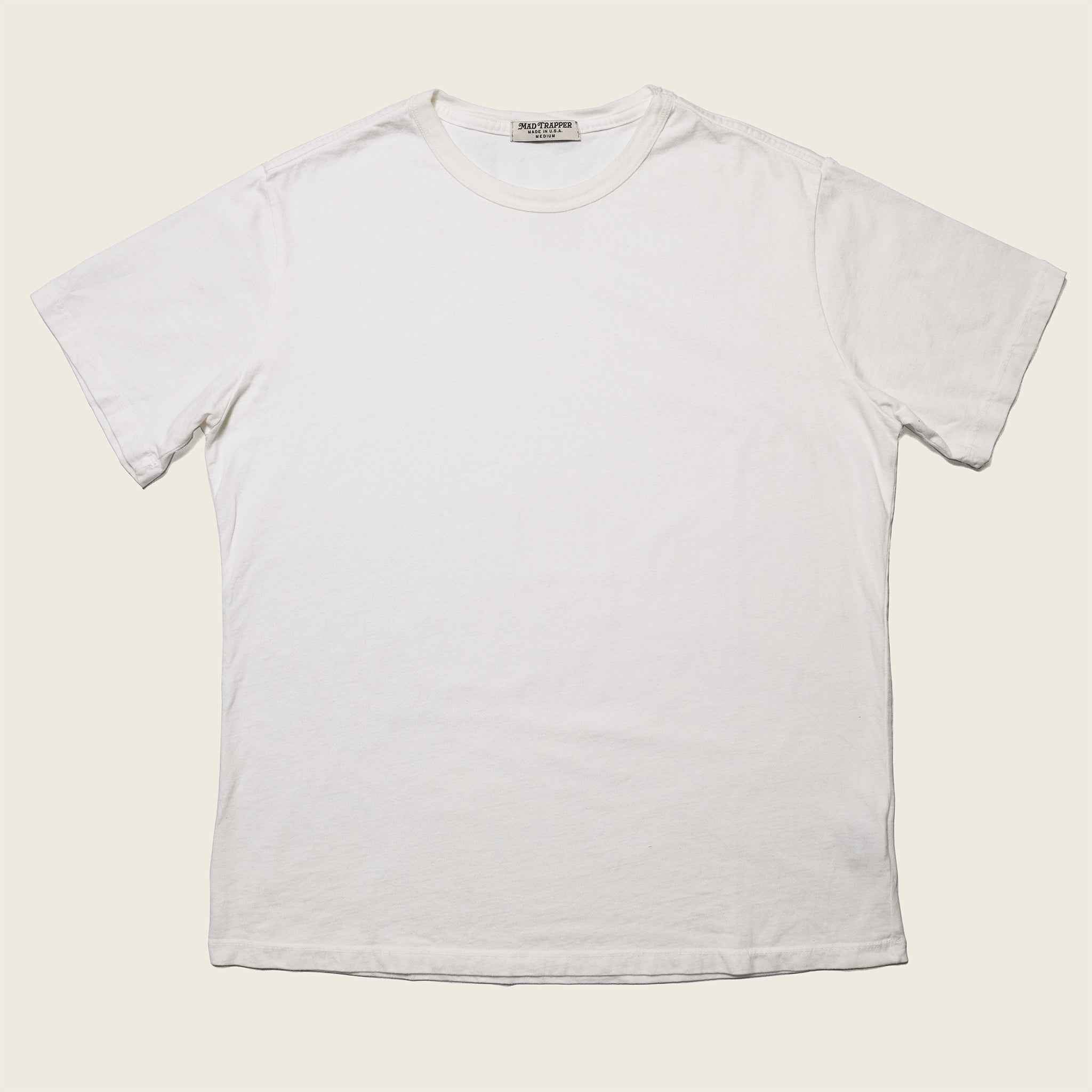 Standard Issue Tee - White – Mad Trapper