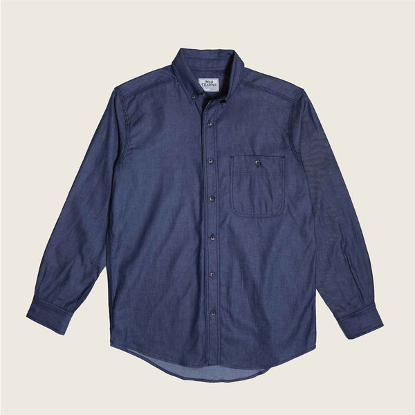 Work Shirt - Indigo Chambray – Mad Trapper