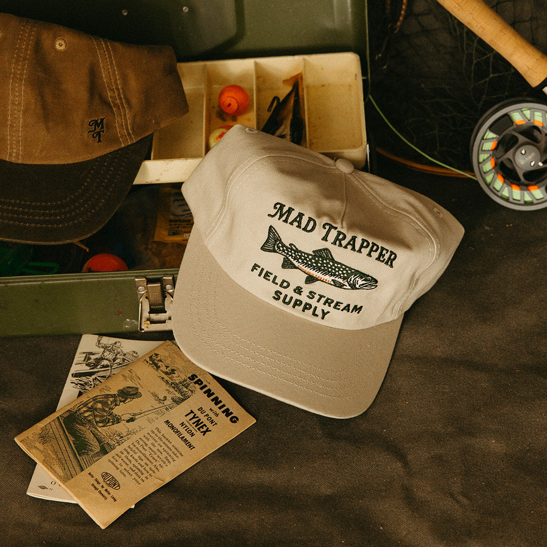 Mad Trapper Trout embroidered hat